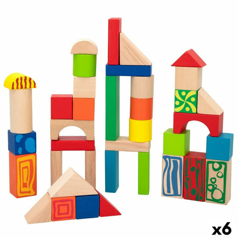 Set di Costruzioni Woomax 50 Pezzi (6 Unità)