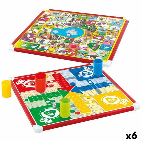 Tabellone per Parcheesi e Gioco dell'Oca CB Games 32 x 32 x 1 cm (25 Pezzi) (6 Unità)