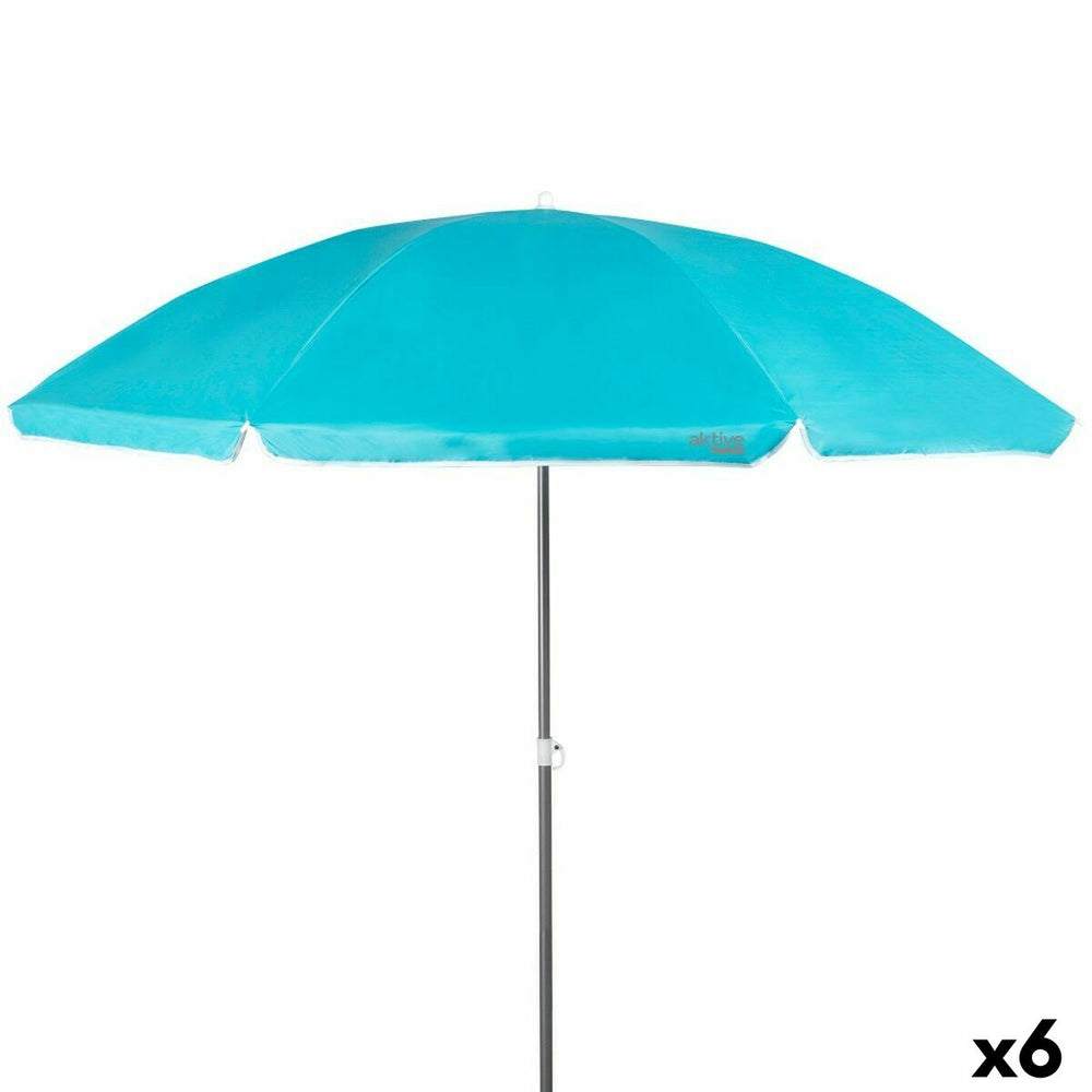 Sombrilla Aktive 200 x 203,5 x 200 cm 200 x 207 x 200 cm (6 Unidades)