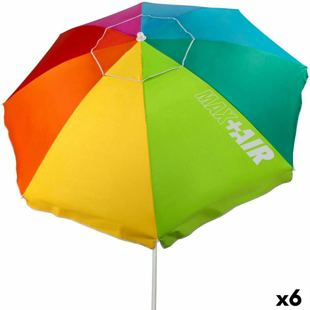 Ombrellone Aktive Multicolore 220 x 215 x 220 cm (6 Unità)