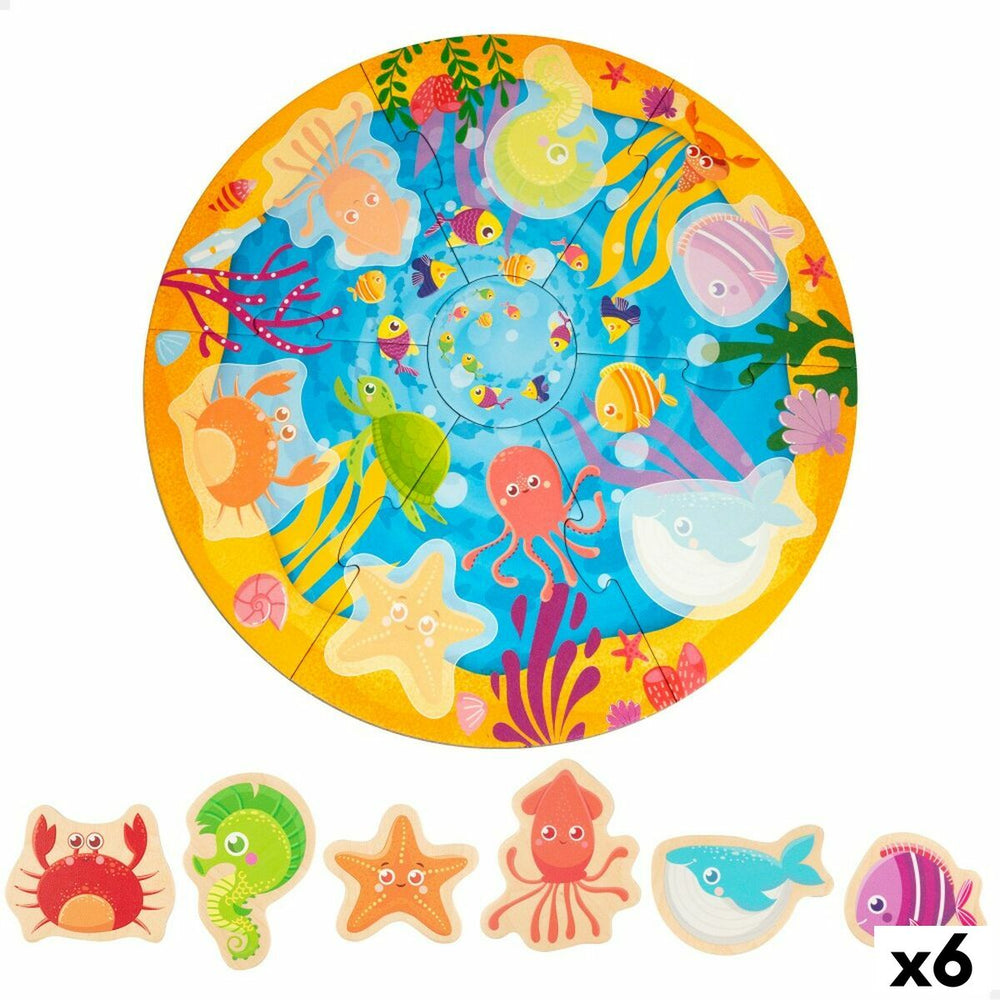 Puzzle per Bambini Lisciani Giochi 33 x 1 x 32 cm Marino 6 Pezzi 13 Pezzi (6 Unità)