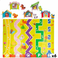 Child's Puzzle Lisciani Giochi 48 x 1 x 36 cm Farm 12 Pieces 27 Pieces (6 Units)