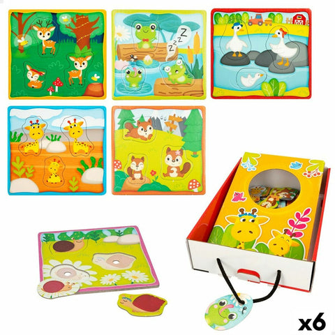 Puzzle per Bambini Lisciani Giochi 16 x 0,5 x 15 cm Touch Screen 18 Pezzi (6 Unità)