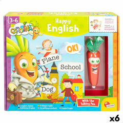 Gioco Educativo Lisciani Giochi Carotina Baby Happy English 4,5 x 14,5 x 3 cm Elettrico Puzzle (6 Unità)