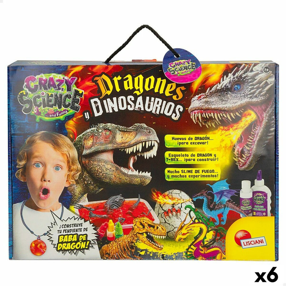 Gioco di Scienza Lisciani Giochi Dragones y dinosaurios ES (6 Unità)