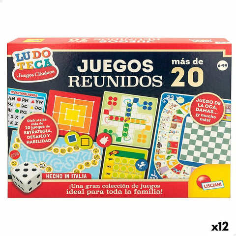 Gioco da Tavolo Lisciani Giochi Juegos reunidos 40 x 0,1 x 33 cm ES (12 Unità)