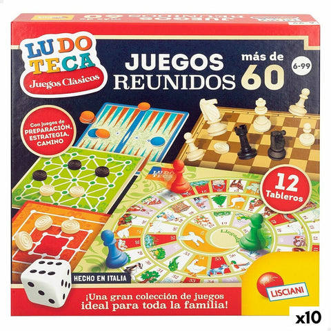 Gioco da Tavolo Lisciani Giochi Juegos reunidos 26 x 1 x 26 cm ES (10 Unità)