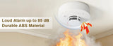 Rilevatore di fumo autonomo con sirena integrata da 85 dB