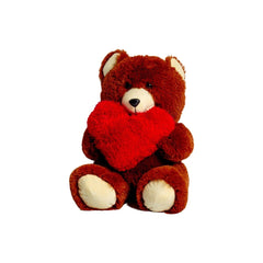 Orsetto di Peluche GO GIFT FRANK 50 BR Marrone Stoffa Cuore 50 cm