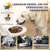 Ciotola per cani regolabile in 3 posizioni – include 2 ciotole e tappetino per l'alimentazione lenta