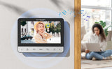 Videocitofono TMEZON a 4 fili, interfono con campanello, citofono con telecamera, display a colori da 7"