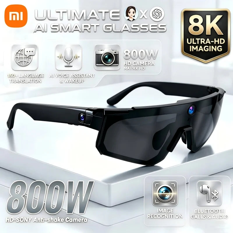 Xiaomi AI Smart Glasses - Occhiali con Camera 8MP e ChatGPT
