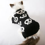 Maglione per Cani a Righe con Teschio PETFRDGLOBAL