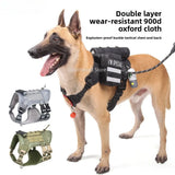 Gilet Tattico Impermeabile per Cani Medi e Grandi