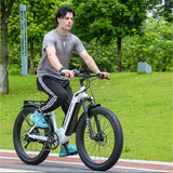 Bicicletta elettrica Shengmilo MX06 con motore da 1000 W, batteria da 48 V 17,5 Ah,