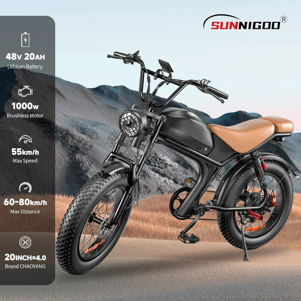 Bicicletta elettrica fuoristrada EMOKO C93 con doppio motore da 2000 W