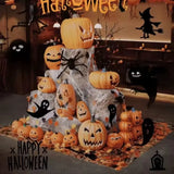 Lanterna Zucca Decorativa LED per Halloween