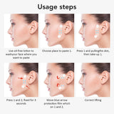 80 Adesivi Lifting Viso Invisibili Effetto V-Shape