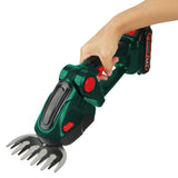 HGTUGO Tagliasiepi e Tagliaerba 2 in 1 a Batteria