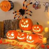 Lanterna Zucca Decorativa LED per Halloween