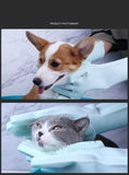 Guanti per la toelettatura di animali domestici: guanto per il bagno e la pulizia di cani e gatti