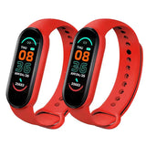 Smartwatch M9 per uomo e donna, braccialetto fitness, fascia sportiva, monitoraggio della frequenza cardiaca e della pressione sanguigna, impermeabile, multifunzione.
