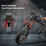 Bicicletta elettrica fuoristrada EMOKO C93 con doppio motore da 2000 W