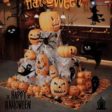 Lanterna Zucca Decorativa LED per Halloween