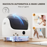 Lettiera per gatti automatica PawHut Self-opulent, con sensori di sicurezza