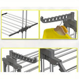 Stendibiancheria Extra Large a 4 Livelli con Ruote