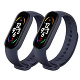 Smartwatch M9 per uomo e donna, braccialetto fitness, fascia sportiva, monitoraggio della frequenza cardiaca e della pressione sanguigna, impermeabile, multifunzione.