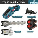 HGTUGO Tagliasiepi e Tagliaerba 2 in 1 a Batteria