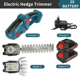 HGTUGO Tagliasiepi e Tagliaerba 2 in 1 a Batteria