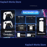 M15 4K Retro Game Stick, 64GB Built-in 20000+ Classic Games, Wireless Controller Game Console, 20+ Simulators Support, HD TV Video Gaming Player