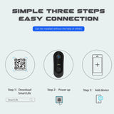 Podofo Videocitofono WiFi Smart con Visione Notturna e APP