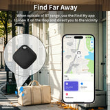 1/2 Confezione di localizzatori Android Applicabile all'app Google Find Hub.  Localizzatore vocale - anti-tracciamento Smart Tag