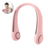 Ventilatore da collo portatile con 3 velocità regolabili ed estensibili