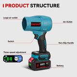 ONEVAN Soffiatore Jet Brushless 3500W