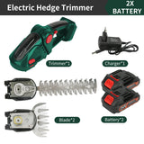 HGTUGO Tagliasiepi e Tagliaerba 2 in 1 a Batteria