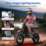iScooter A14 Moto da cross elettrica per bambini 500W 5.2Ah Moto elettrica