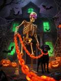 Catena luminosa a forma di catena di plastica di Halloween