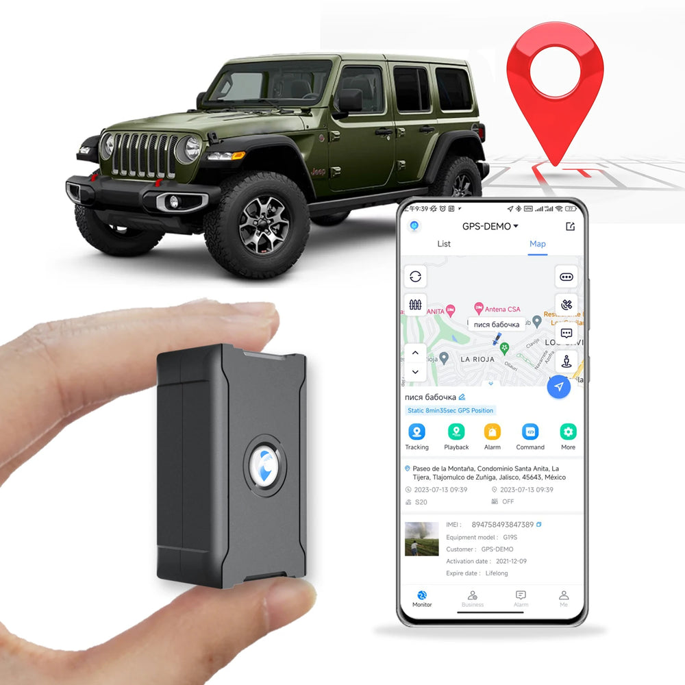 Mini localizzatore GPS magnetico per auto con SIM antifurto