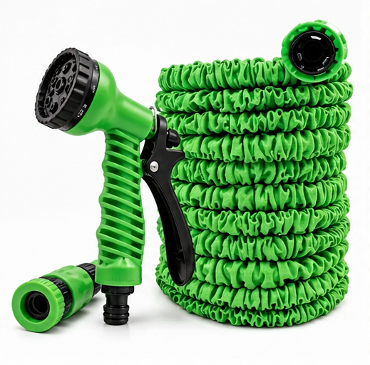 Tubo per Annaffiare Estensibile 7.5-22.5M con Pistola