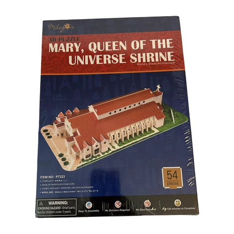 3D Puzzle CubicFun MARY QUEEN OF THE UNIVERSE SHRINE Multicolour 54 Pieces