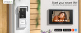 TMEZON Videocitofono intelligente Wi-Fi da 7 pollici con app Tuya, risoluzione 1080P