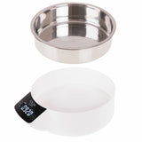 Bilancia da cucina digitale Adler 5 kg con ciotola in acciaio inox e display LCD per pesare ingredienti