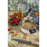 Bilancia da cucina digitale Adler 5 kg con ciotola in acciaio e ingredienti freschi per la preparazione dei pasti