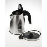 Bollitore elettrico acciaio inox 1 litro Adler con design elegante e manico ergonomico