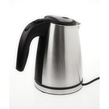 Bollitore elettrico acciaio inox 1 litro con manico ergonomico e design elegante