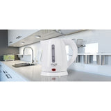 Bollitore elettrico Adler 1 litro di colore bianco, ideale per la cucina e la preparazione di bevande calde.